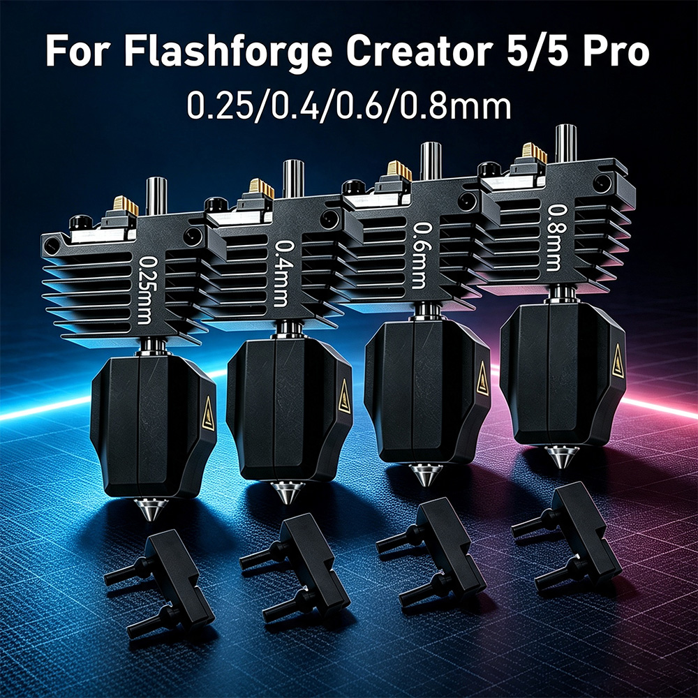 Hotend Assembly - 4 pcs Hotend Kit for Flashforge