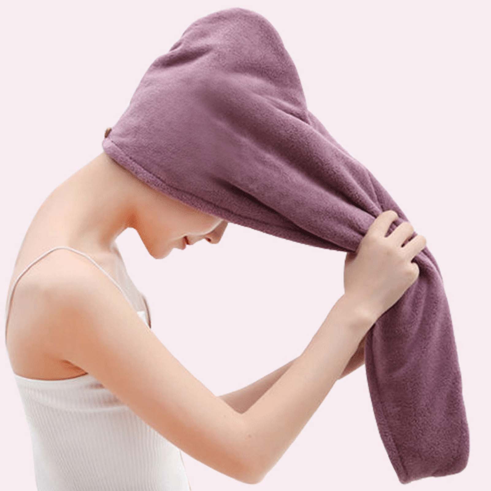 Resin Vat - Coral Fleece Womens Hair Towel Extra