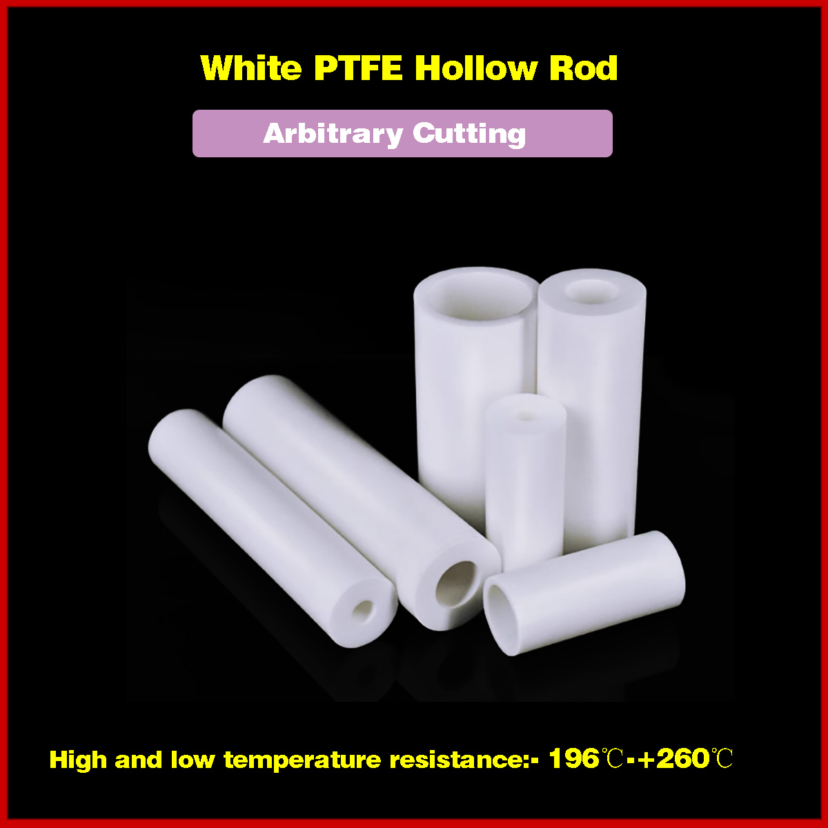 Ptfe Tube - 1Pcs ID 5-20mm White PTFE Tube