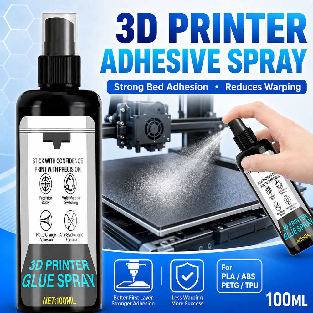 Pla Filament - 100/200ml Strong 3D Printer Adhesive Spray