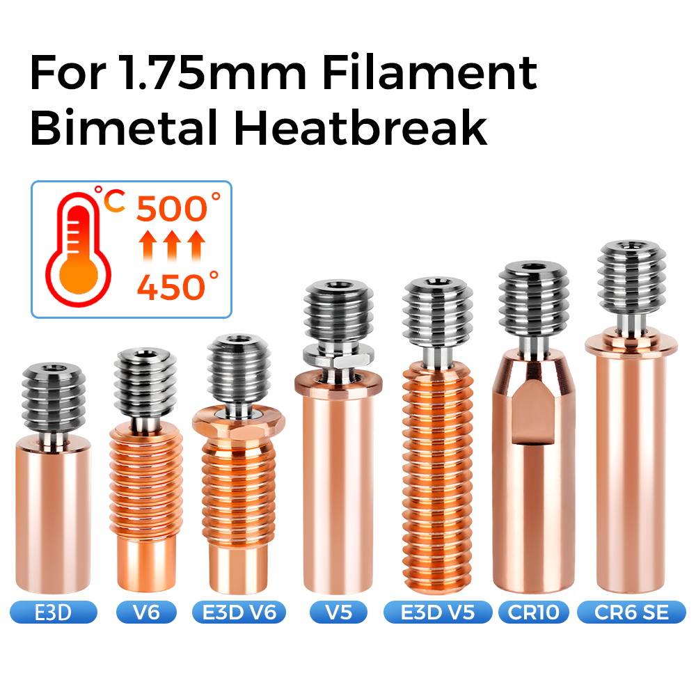 Hotend Assembly - High Quality E3D V6 Throat V5
