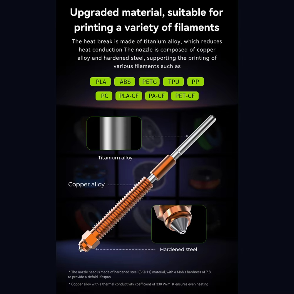 Unicorn Hardened Steel Nozzle  - Hotend 0.4Mm ulasan dan harga