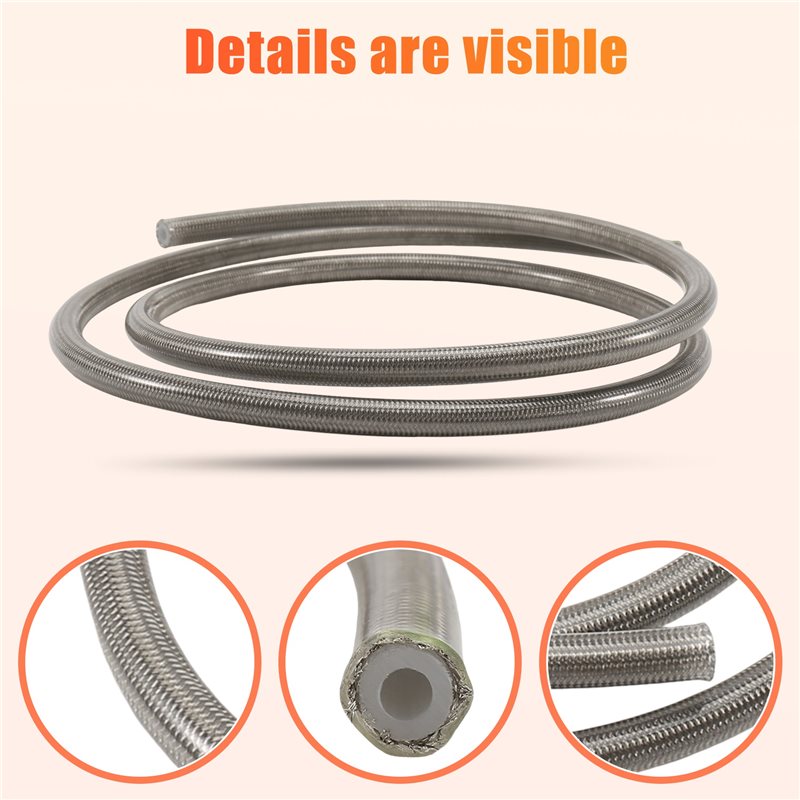 Motorcycle Brake Line Hose AN3 - Ptfe Tube ulasan dan harga
