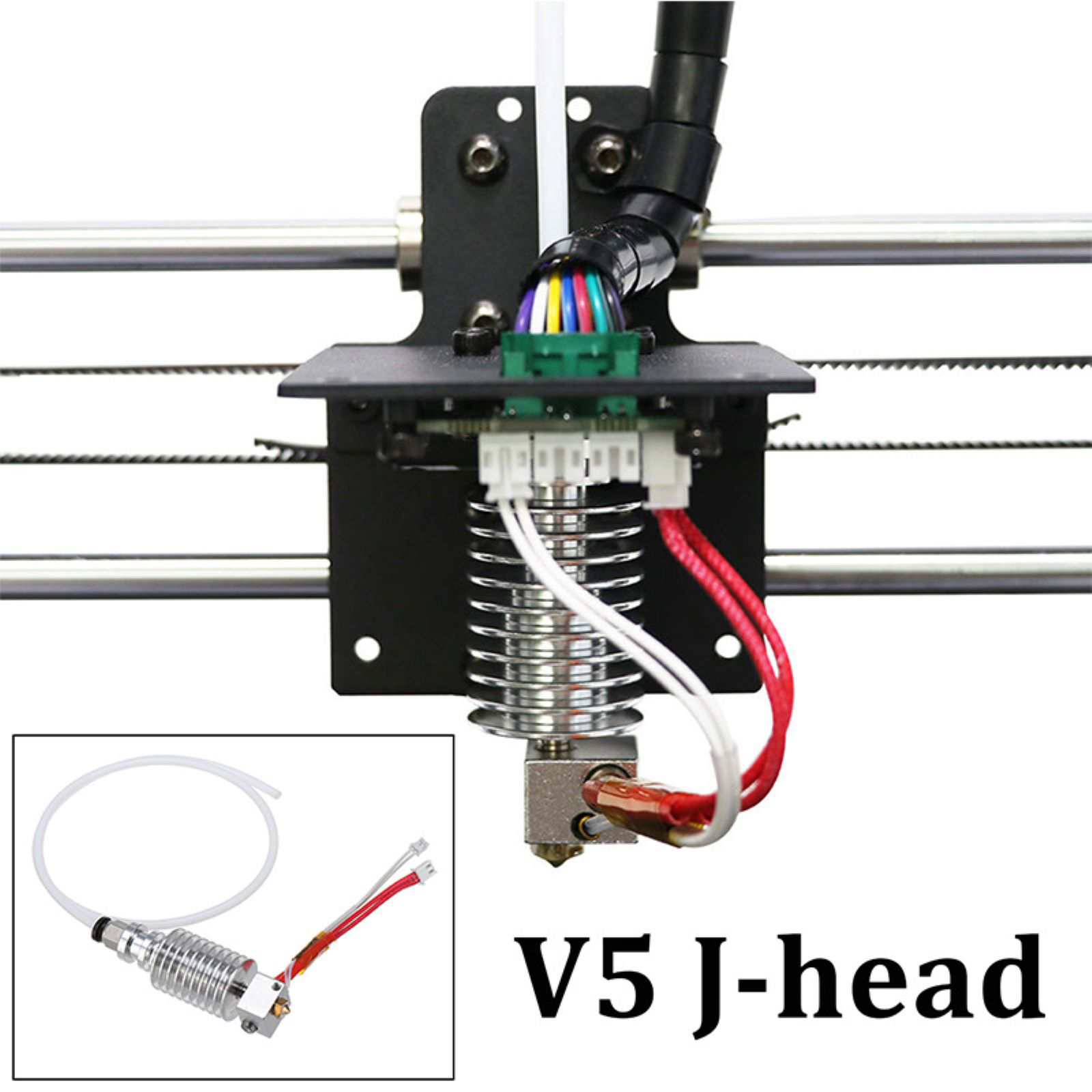 1PC V5 J-Head Hotend Kit 0.4mm - Hotend 0.4Mm ulasan dan harga