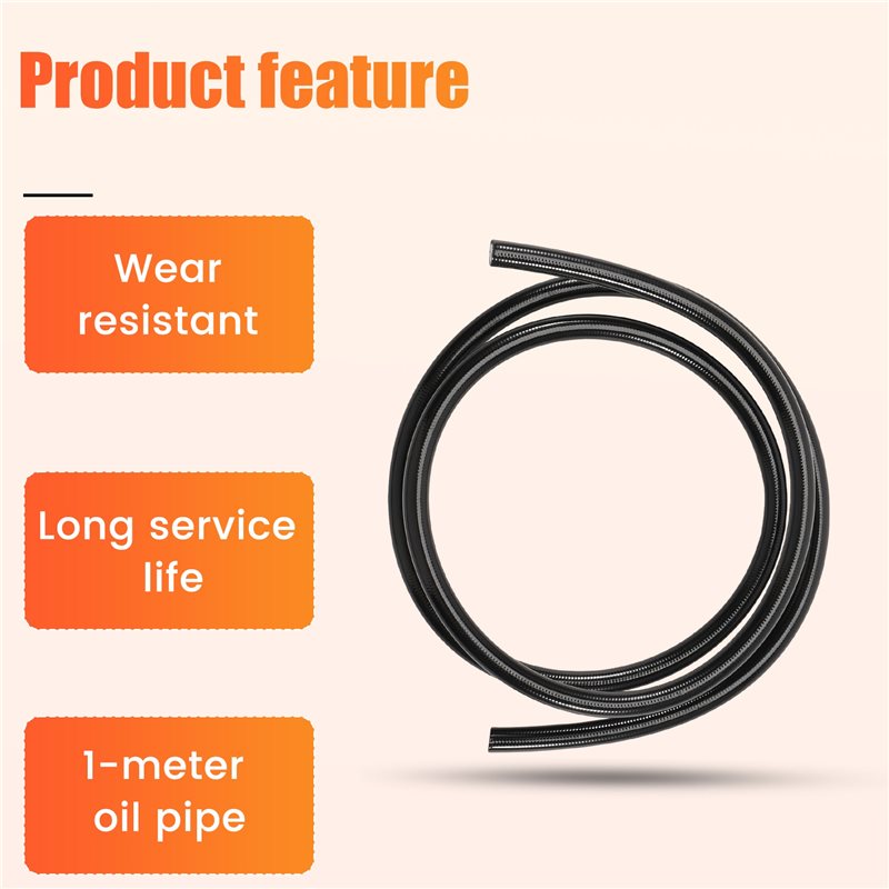 Motorcycle AN3 1M Braided Stai - Ptfe Tube ulasan dan harga