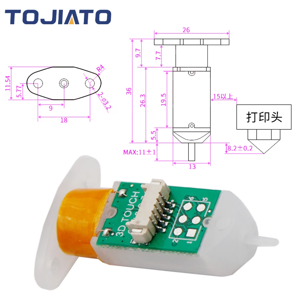 3D Touch Sensor Upgrade Auto B - Bltouch ulasan dan harga