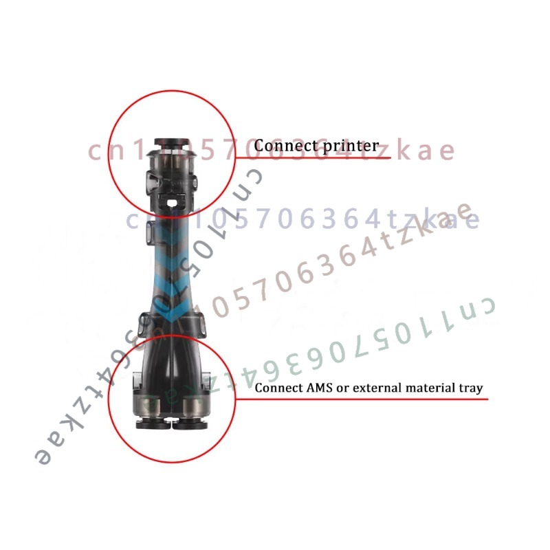 4-in-1 Filament Tube 5-way Ada - Ptfe Tube ulasan dan harga