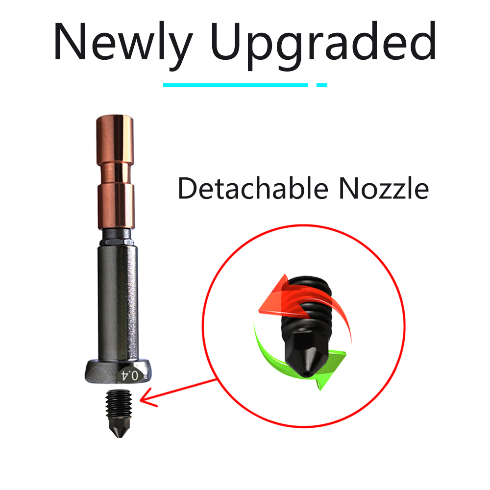 Upgrade Nozzle For Anycubic Ko - Hotend 0.4Mm ulasan dan harga