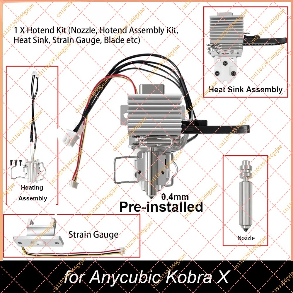 0.4mm Pre-Installed Hotend Kit - Hotend 0.4Mm ulasan dan harga