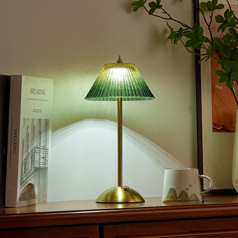 2026 Retro Ribbed Vintage Wedd - Glass Bed ulasan dan harga
