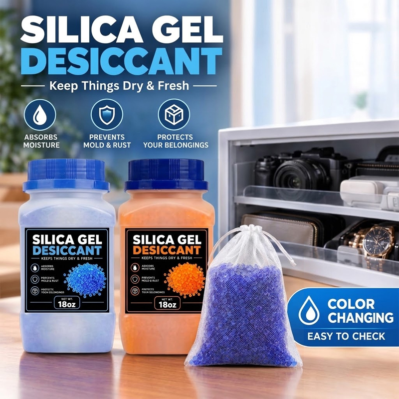 Indicating Silica Gel Desiccan - Enclosure 3D Printer ulasan dan harga