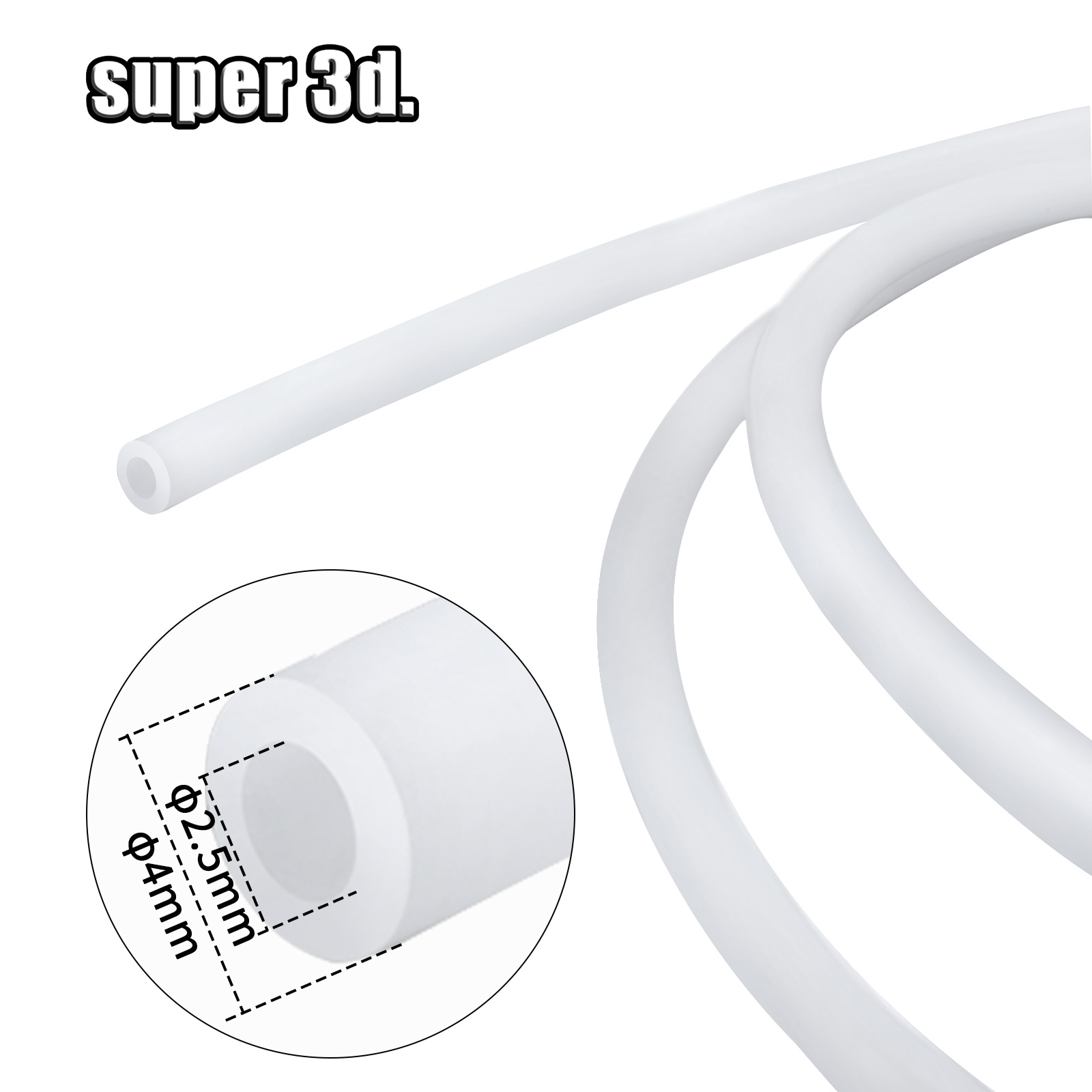 1/2/50M Bambu Lab PTFE Tube ID - Bowden Tube ulasan dan harga