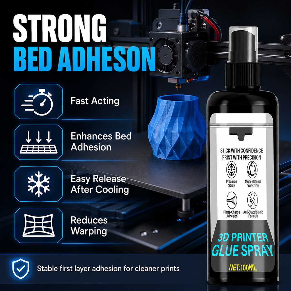 100/200ml Strong 3D Printer Ad - Pla Filament ulasan dan harga
