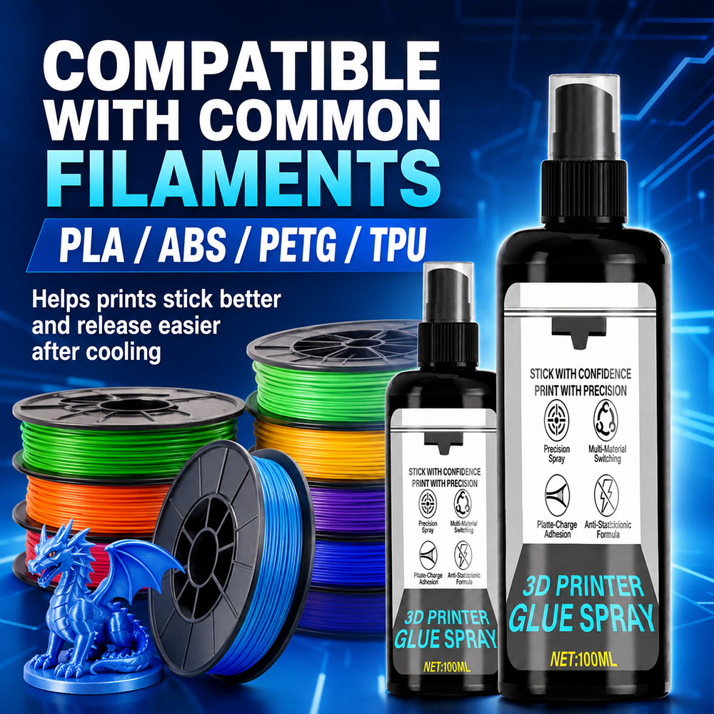 100/200ml Strong 3D Printer Ad - Pla Filament ulasan dan harga