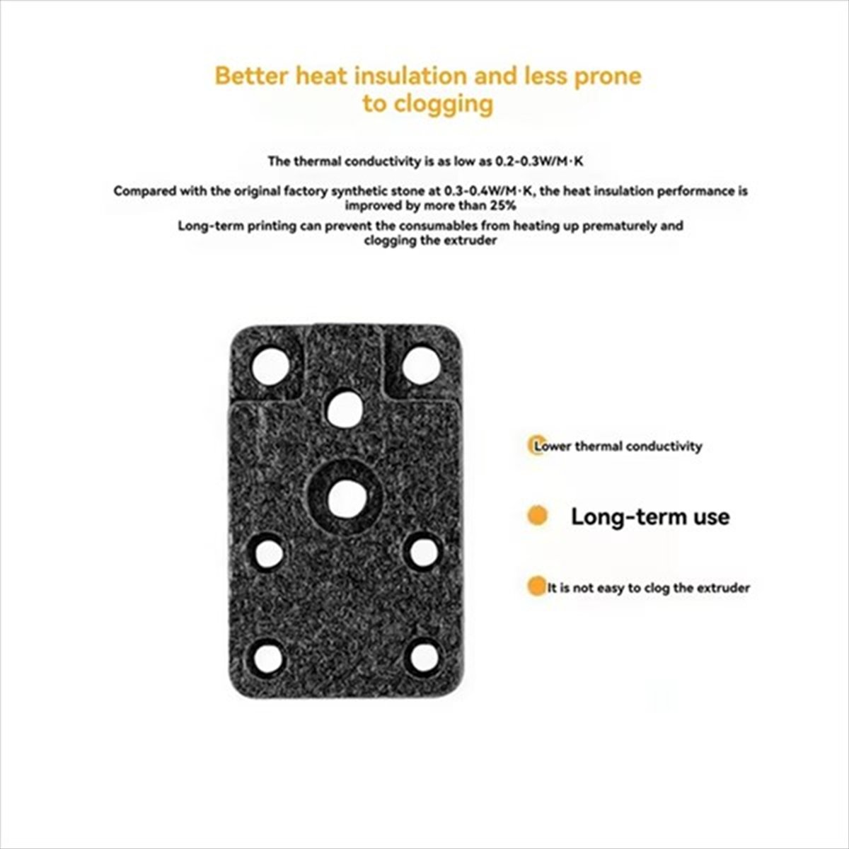 A40I Insulation Block Base for - Hotend Assembly ulasan dan harga