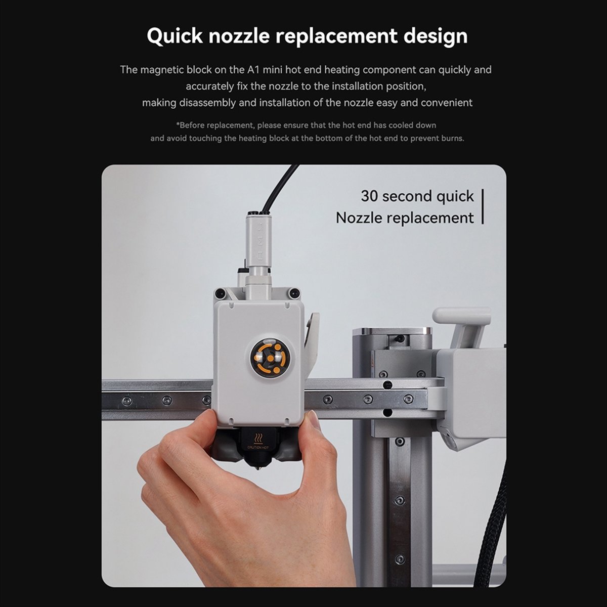 DT1410/Hotend Kit for A1/A1 Mi - Hotend Assembly ulasan dan harga