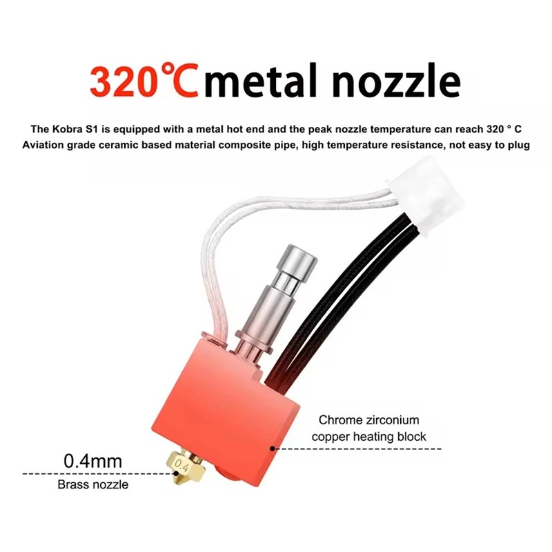 3D Printer Parts for Anycubic  - Hotend Assembly ulasan dan harga
