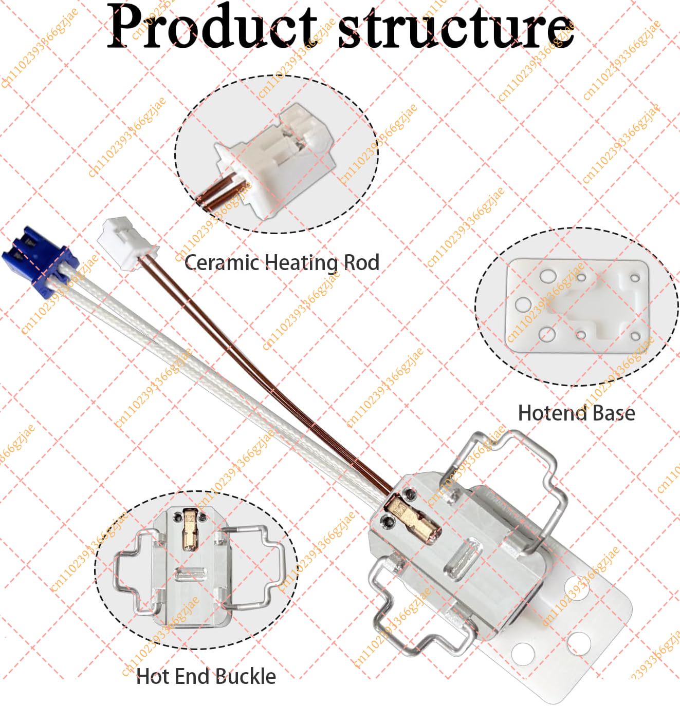 HzdaDeve 0.4 0.6 0.8MM Hotend  - Hotend Assembly ulasan dan harga