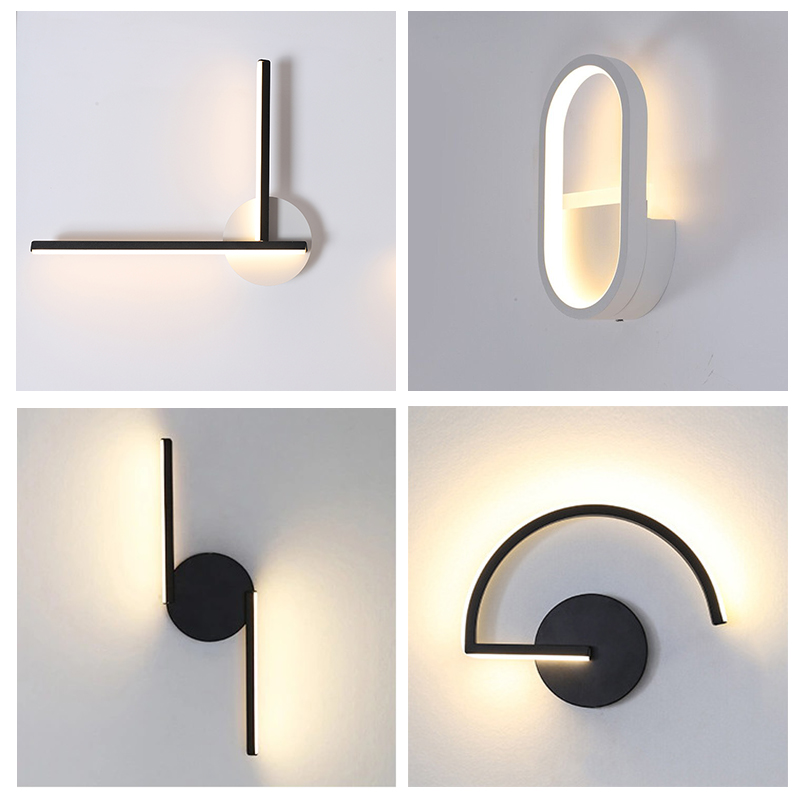 Modern Nordic LED Wall Lamp, M - Glass Bed ulasan dan harga