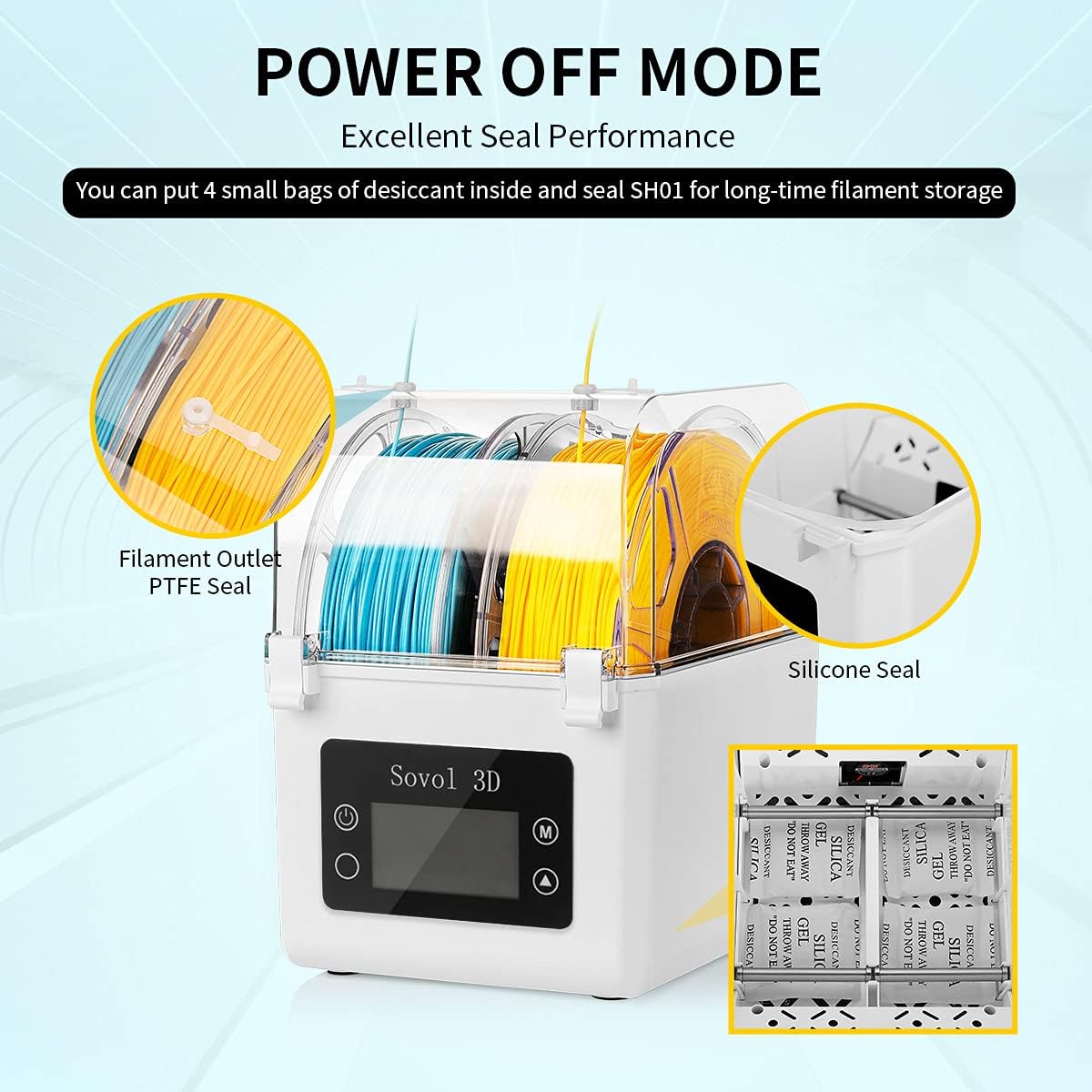 Sovol Filament Dryer 2023, SH0 - Enclosure 3D Printer ulasan dan harga
