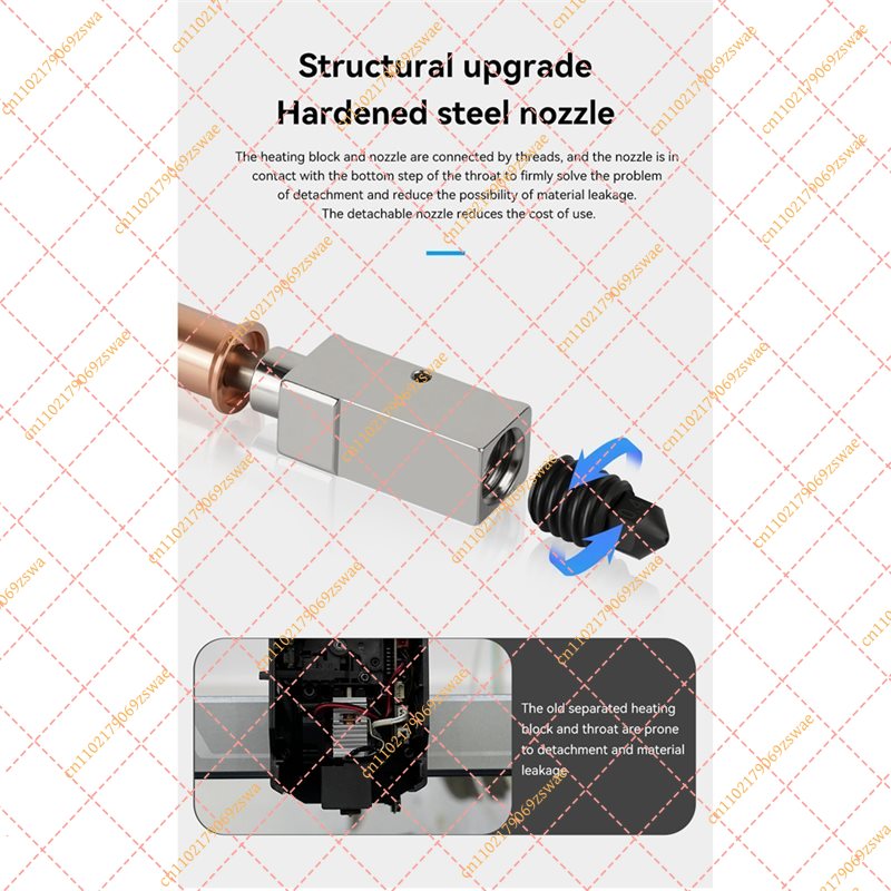 Hardened Steel Hotend Kit 0.4m - Hotend Assembly ulasan dan harga