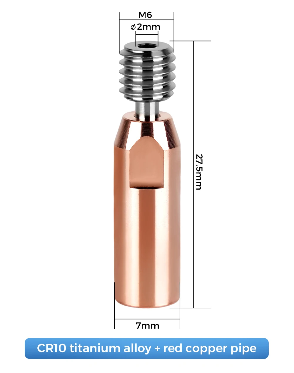 High Quality E3D V6 Throat V5  - Hotend Assembly ulasan dan harga