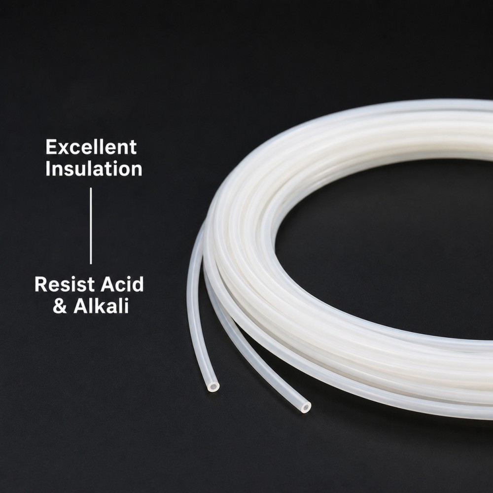 White PTFE Tube Insulated Capi - Ptfe Tube ulasan dan harga