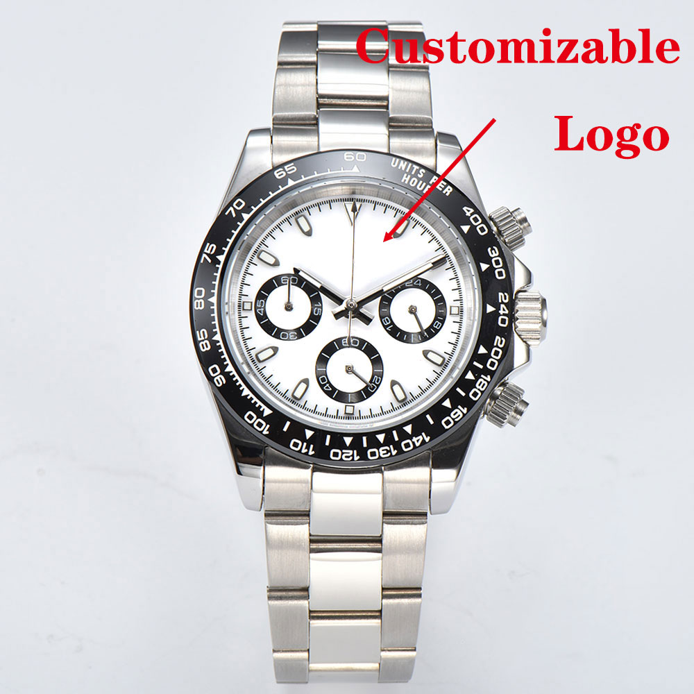 39mm Silver Watch VK63 Movemen - Glass Bed ulasan dan harga