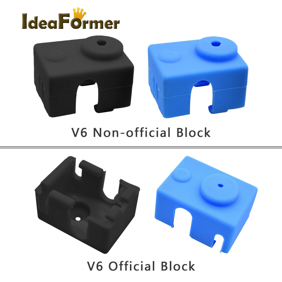 5pcs V6 Silicone Sock 3D Print - 3D Printer Stand ulasan dan harga