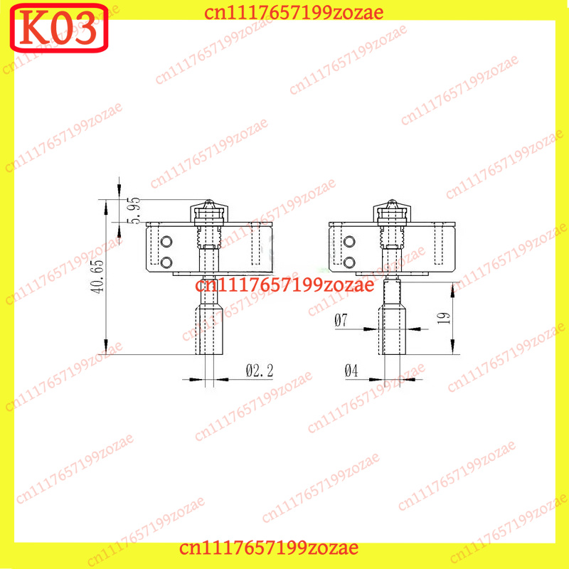 k03 3D Printer Hotend Kit V3 E - Hotend Assembly ulasan dan harga