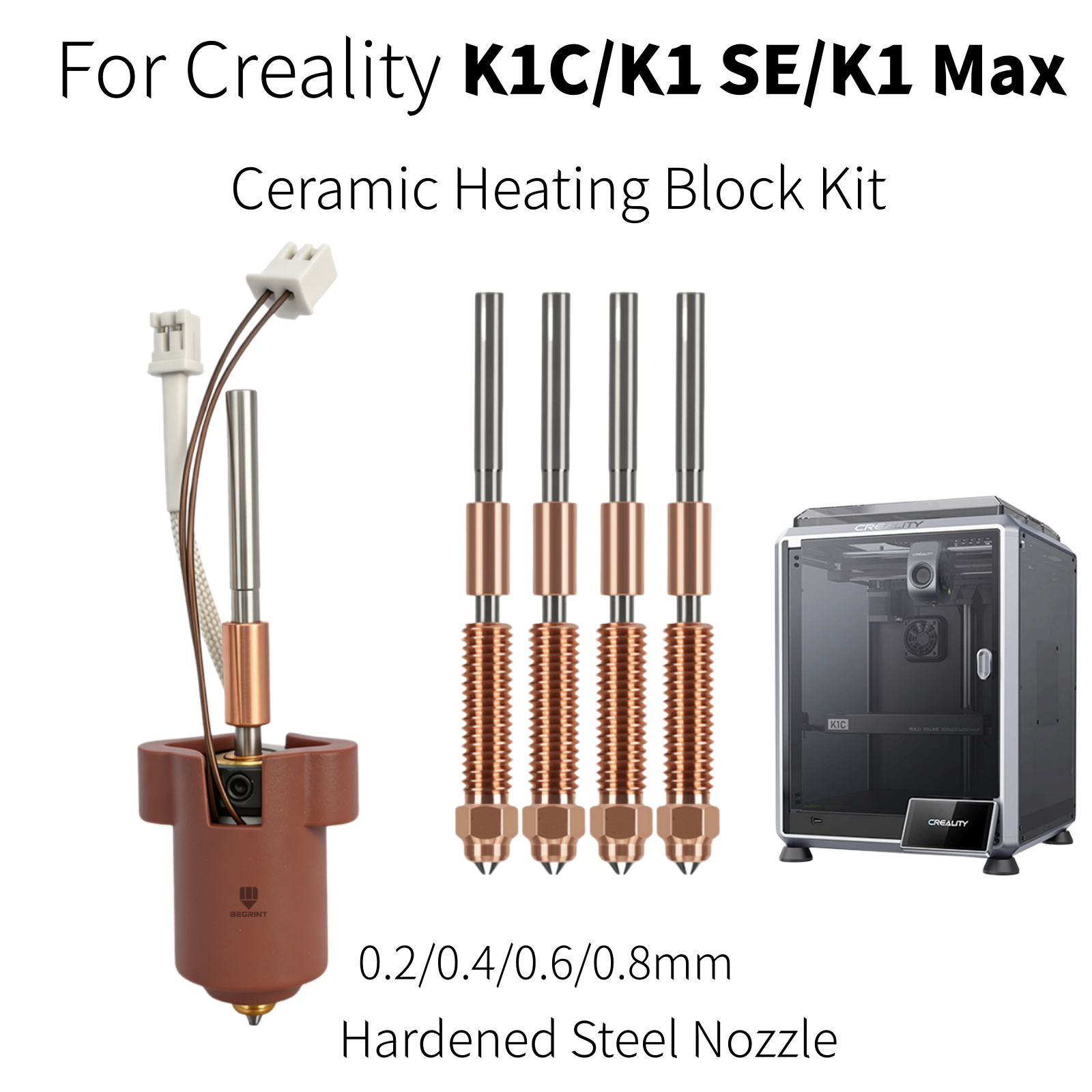 For Creality K1C K1 MAX Hotend - Hotend Assembly ulasan dan harga