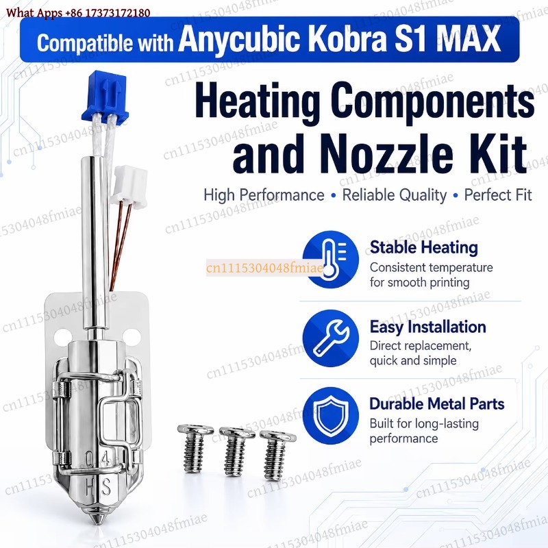 Anycubic Kobra S1 MAX Heating  - Hotend Assembly ulasan dan harga