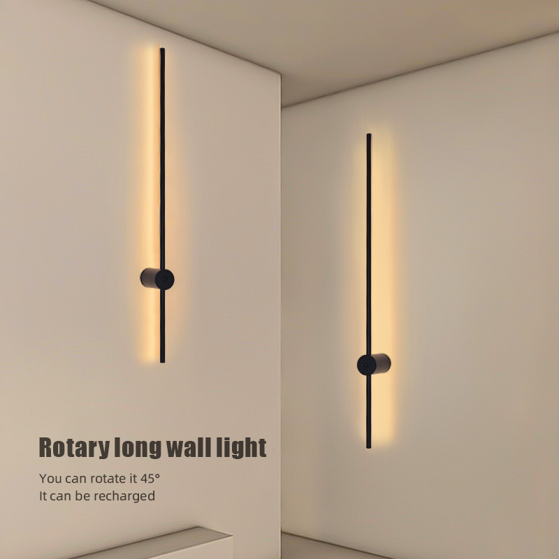 Modern Rechargeable LED Wall S - Glass Bed ulasan dan harga